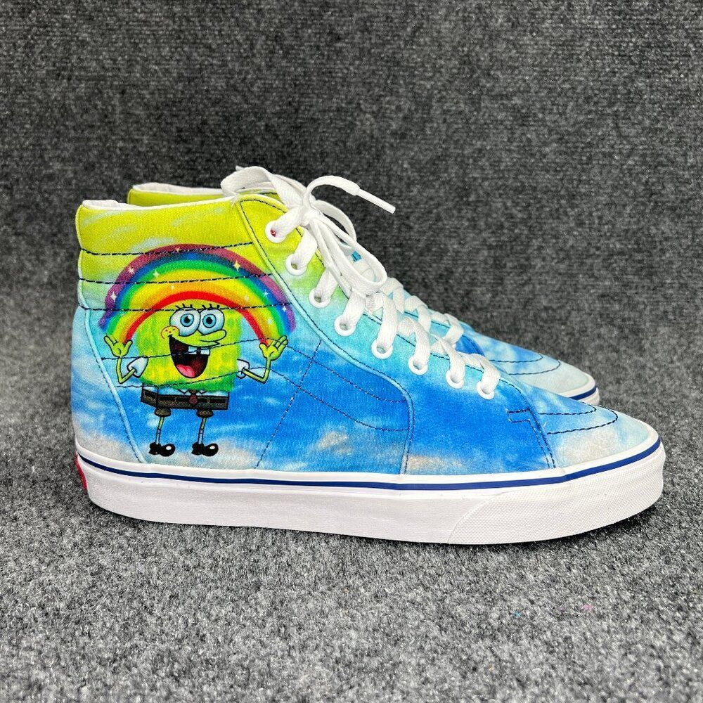 Vans SK8-HI 38 DX Imaginaaation x SpongeBob SquarePants Shoes Men's Size 10 Blue